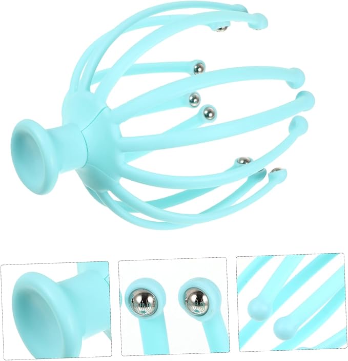 pp Massager Tool Multifunction Scalp Handheld Massage Stainless Steel Octopus