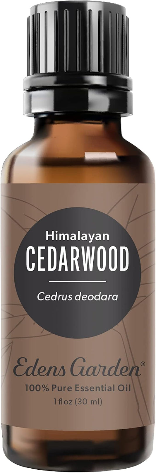 Edens Garden Cedarwood- Himalayan Essential Oil, 100% Pure Therapeutic Grade (Undiluted Natural/Homeopathic Aromatherapy Scented Essential Oil Singles) 30 ml