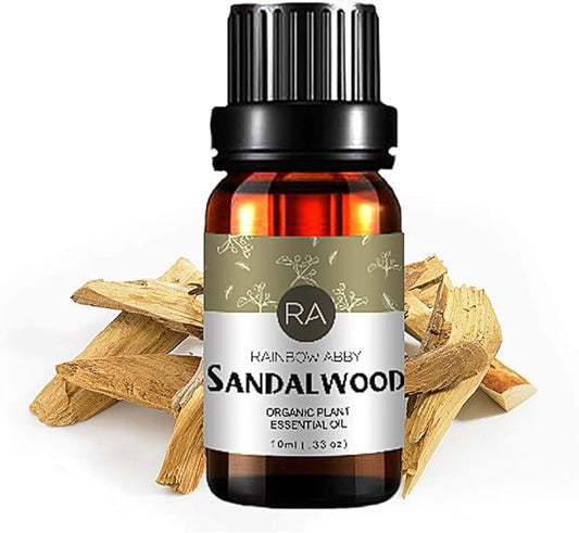 Sandalwood Essential Oil, 100% Pure Natural Aroma Sandalwood Oil for Diffuser (10ML)