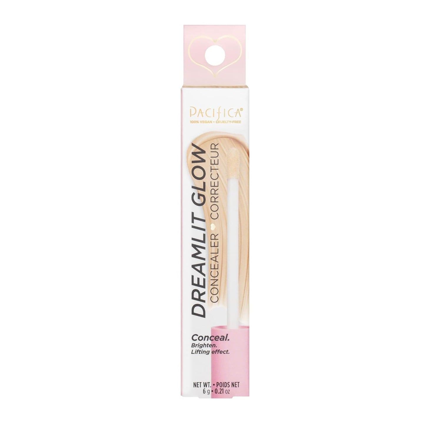 Pacifica Beauty DreamLit Glow Concealer - Shade 09, Makeup, Under Eye Brightener, Long Lasting, Dark Spot Corrector, Dark Circles, Color Corrector, Conceals, Squalane, Vegan, 0.21 oz (1 Count)