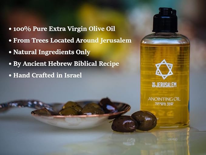 Frankincense Anointing Oil from Israel, Holy Spiritual Oils Bottles from Jerusalem Blessed, Handmade with Natural Ingredients and Blessed for Wedding Ceremony, Religious Use, 0.25 Fl Oz