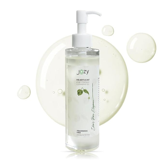 Jozy Pore Cleansing Oil – Lightweight Makeup & Blackhead Remover | Fragrance-Free, Hydrating | Gentle Botanical Cleanser for Sensitive Skin | Asian skincare | C-Beauty’s Answer to Glass Skin (200 ml)