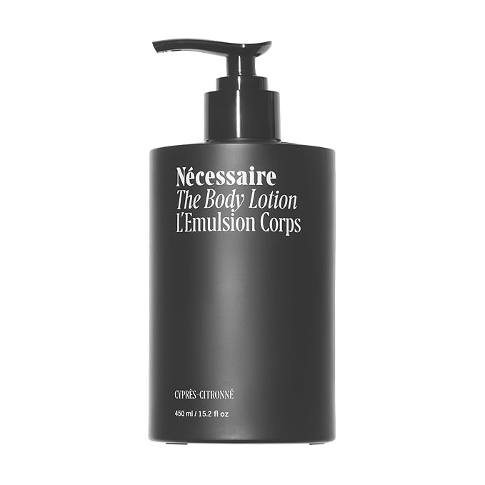 Nécessaire The Body Lotion Cyprès-Citronné – Multi-Peptide - Firming Body Lotion for Women + Men. 2.5% Niacinamide. Non-Comedogenic Moisturizer. Dermatologist-Tested, Vegan. – 450ml/15.2 fl oz