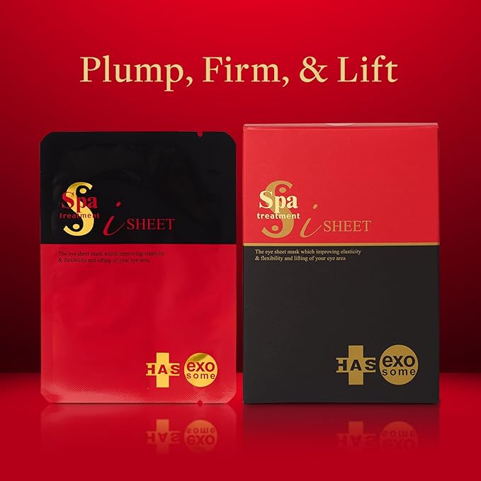 Spa Treatment HAS Stretch iSheet exo Japanese, Under Eye Patches for Puffy Eyes and Dark Circles, Eye Mask, Under Eye Masks, Wrinkles, Eyebag, Eye Masks for Dark Circles and Puffiness (7 Pairs)