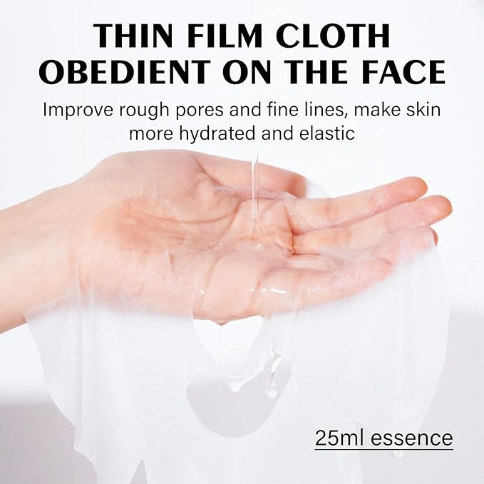 Face Masks Skincare Set for Girl,Moisturizing Collagen Facial Masks for Women Home Spa,Hyaluronic Acid Face Mask for All Skin Types,Day Night Facial Mask Hydrating,Deep Cleaning,Oil Contral(6Pack)