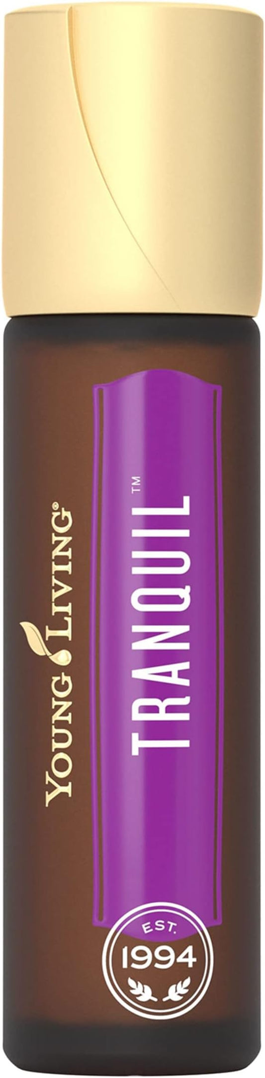 Young Living Tranquil Essential Oil Roll-On 10ml - Relaxing Blend - Find Peace and Serenity - Combines Cedarwood, Lavender, and Roman Chamomile for a Soothing Aroma Experience.