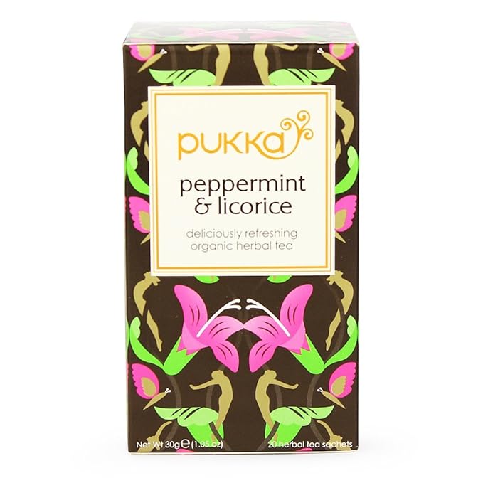 PUKKA Organic Peppermint & Licorice, 20 EA