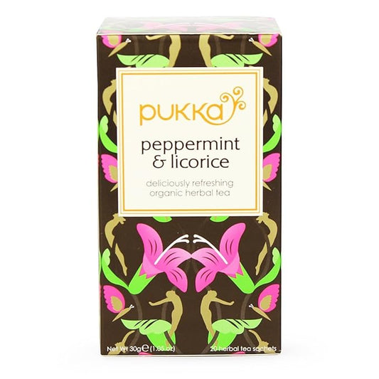 PUKKA Organic Peppermint & Licorice, 20 EA