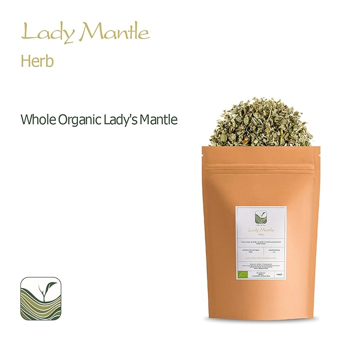 Lady Mantle Organic Herbal Tea - Lady's Alchemilla Vulgaris Herb - Lady's Mantle Herb Ladys Mantle Ladies Mantle Tea Ladies Mantle Herb Lady's Mantle Tea Lady s Mantle Dried Ladys Mantle