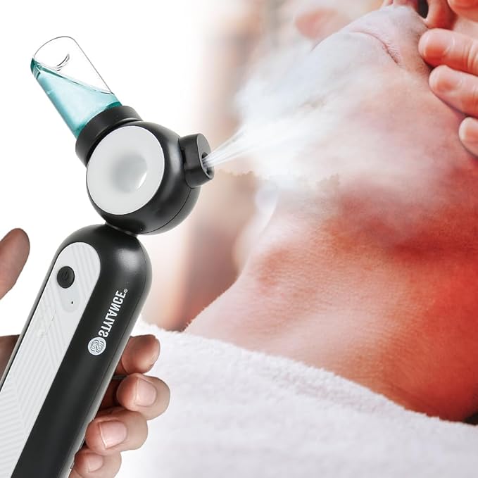 Cordless Facial Mister, 0.2mm Nano Handheld/Portable Facial Mist Sprayer,130Kpa Oxygen Facial Machine,Airbrush for Skincare, Serum, Toner, Facial Essence SPA at Home&Salon(White)