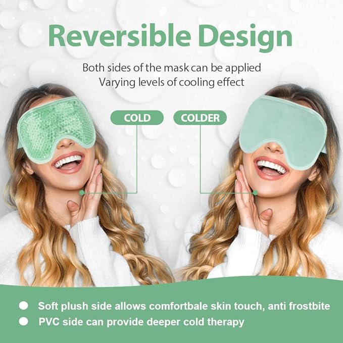 NEWGO Bundle of Cool Eye Mask for Dry Eyes 2 Pack