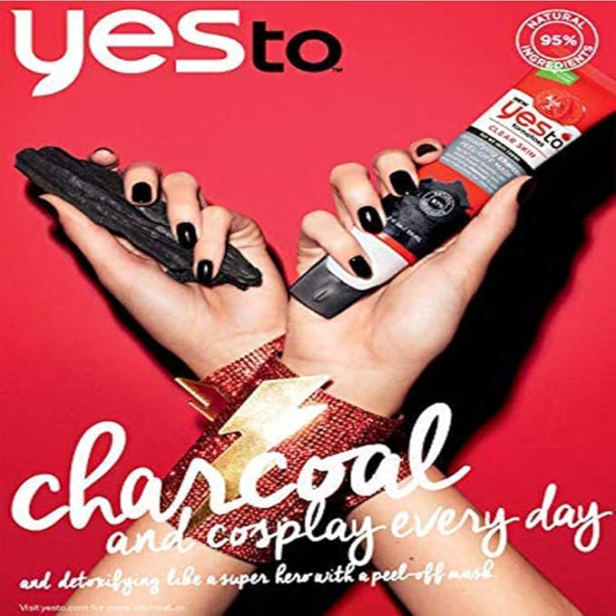 Yes To Tomatoes Detoxifying Charcoal Peel Off Face Mask, 2 Fl.Oz