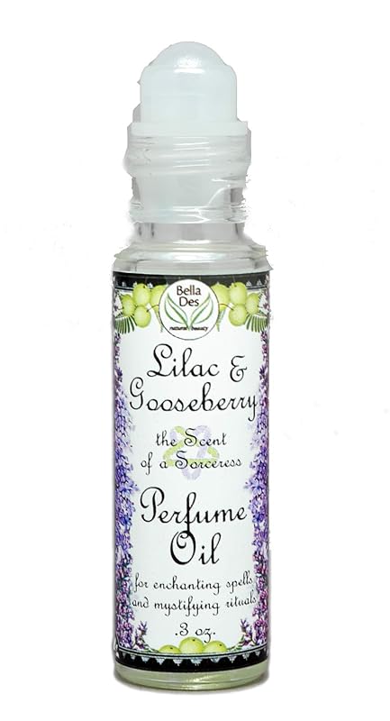 Lilac & Gooseberry Gift Set | Perfume with Soy Candle Tin and Lip Balm | Full Size Products | Yennefer Scent of a Sorceress by Bella Des Natural Beauty