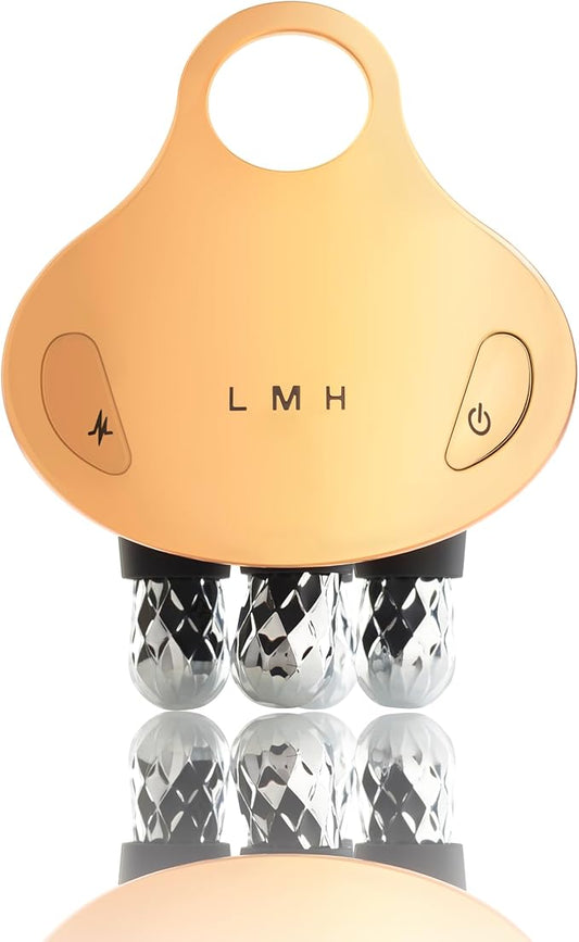 GLO24K 3D SPA PRO Massager+ I Advanced Skin Rejuvenation Device for the Face, Neck and Body I Based on LED Light, Vibration, and Advanced Technologies I 4 Rotating Massage Heads