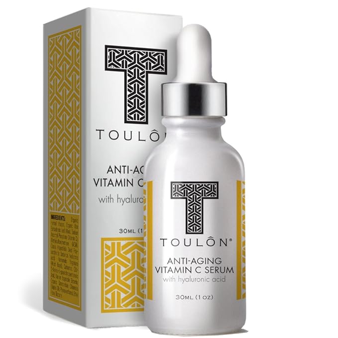 Toulon Vitamin C Serum with Hyaluronic Acid, 1 oz