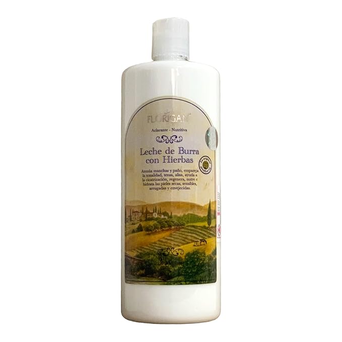 Nutritive Skin Lotion "Leche de Burra" with Herb & Yuca Extracts Florigan® 1lt.