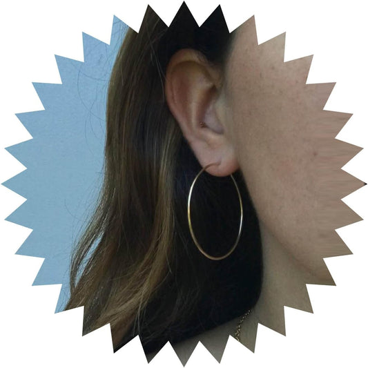 Vintage Circle Dangle Earrings Gold Large Circle Earrings Exaggerated Hollow Circle Hoop Earrings Open Circle Geometric Earrings Jewelry for Women