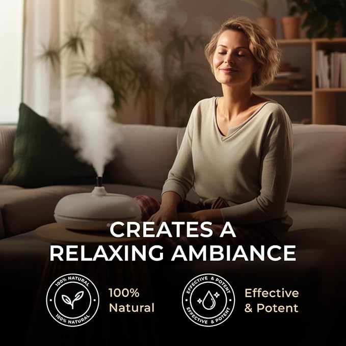 Gya Labs English Lavender Essential Oil for Diffuser - 0.34 Fl Oz - 100% Pure Natural English Lavender Oil for Skin, Hair & Candle Making Floral Herbaceous Scent