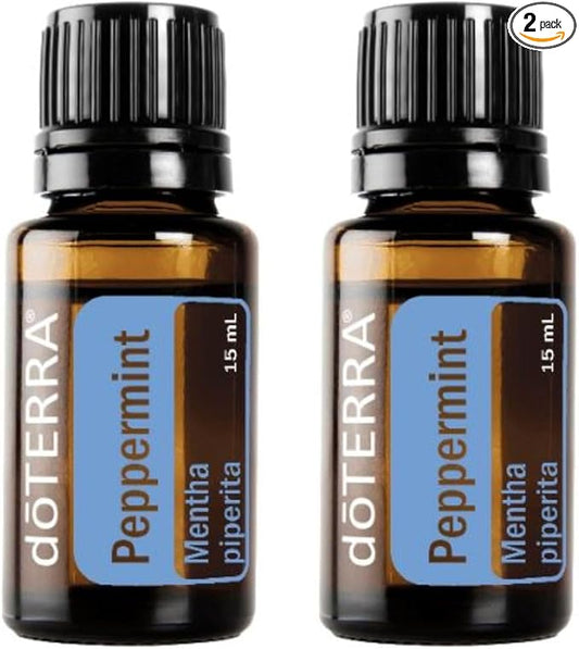 doTERRA Peppermint Essential Oil 15 ml by doTERRA, 2 Pack