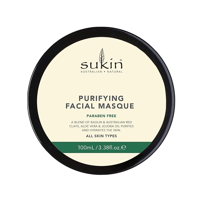 Sukin Organics Purifying Facial Masque, 3.38 Fl. Oz.