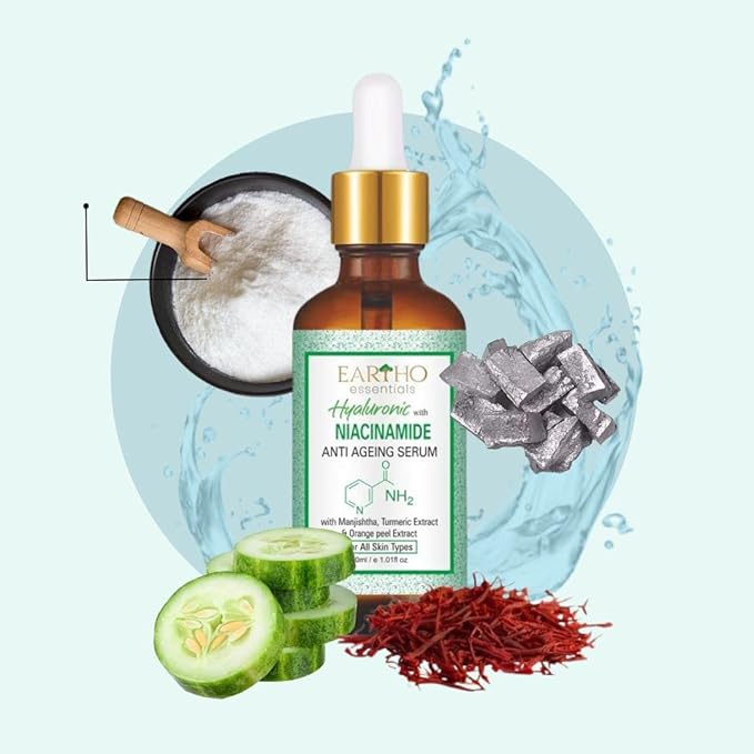 Ayurvedic Hyaluronic with Niacinamide Anti Ageing Serum 30 ML