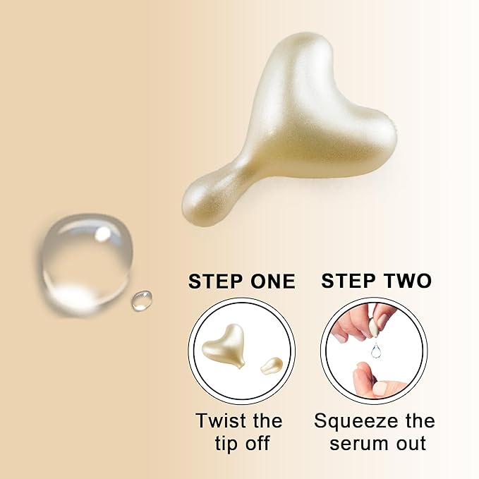 Serum Capsules for Face Skin Care - Boost Elasticity and Revive Collagen - Correction of Wrinkles and Tone Repair - Anti Aging, Hydrating, Lifting - 30 Capsules