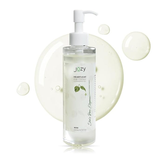 Jozy Pore Cleansing Oil – Lightweight Makeup & Blackhead Remover | Rose Fragrance, Hydrating | Gentle Botanical Cleanser for Sensitive Skin | Asian skincare | C-Beauty’s Answer to Glass Skin (200 ml)