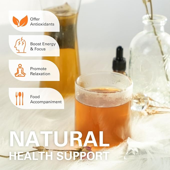 WT WEETEE Organic Oolong Tea Bags, Organic Oolong Tea 100 Count, Mild & Refreshing, Natural Caffein, Unsweetened Healthy Tea bag