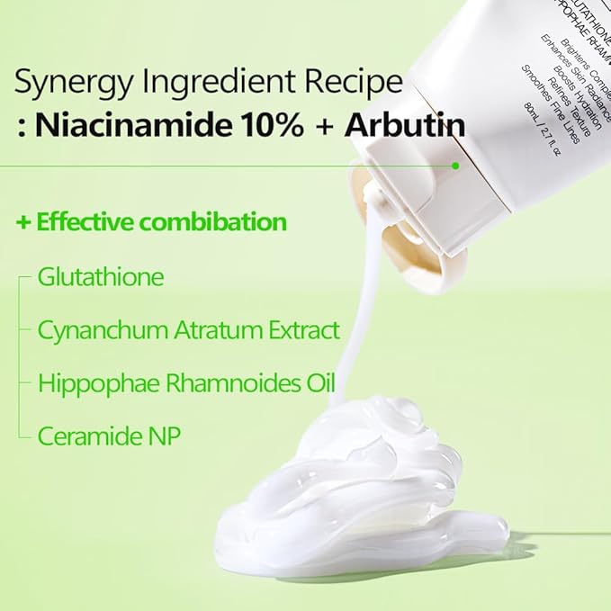 Niacinamide Arbutin Glow Boosting Cream 2.7 oz – Korean Skin Care for Long-Lasting Hydration & Smooth, Even Skin Tone with 10% Niacinamide & Arbutin, Deep Moisture Cream for Face