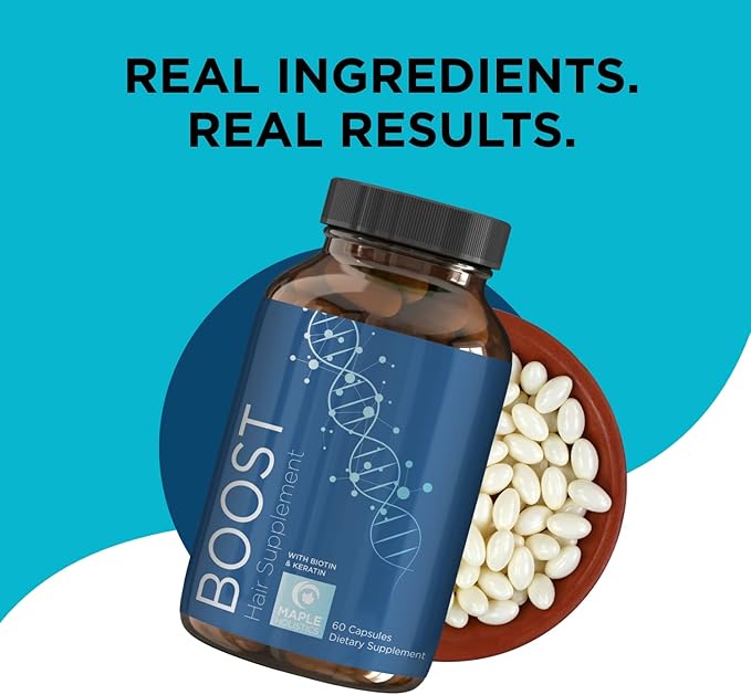 Volumizing Shampoo and Conditioner Set with Biotin for Hair Growth - For Women and Men