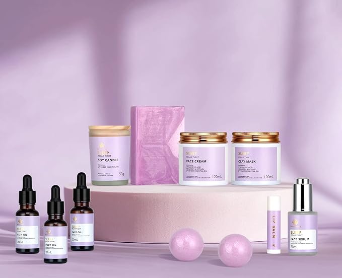 Skin Care Sets & Kits, Spa Gift Baskets for Women, Self Care Gifts for Women 28 Pcs, Enriched Hyaluronic Acid, Vitamin E, Collagen, Retinol