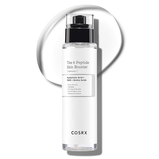 COSRX 6X Peptide Collagen Booster Toner Serum, Mothers day gifts for mom, Niacinamide & Hyaluronic Acid Facial Essence for All Skin Types, Korean Skin Care, Paraben Free, 150mL/5.07 Fl.Oz