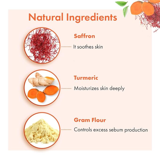 Good Vibes Ubtan Night Cream | with Saffron Turmeric & Vitamin B3 | Hydrating Overnight Restorative Moisturizer for Skin | No Parabens or Sulfates 1.76 Oz/50ml