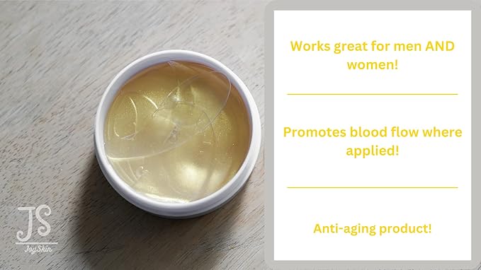 JoySkin Under Eye Patches - 60 Pieces/30 Pairs - Highly Moisturizing - Anti-Wrinkle and Anti-Puffiness - Multiuse - Dark Circle Remover - For All Skin Types, 1.0 Count