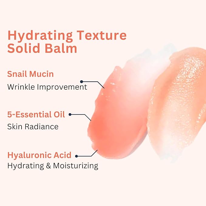 Snail Filtrate Anti-Wrinkle Multi Balm Stick I All-In-One Wrinkle Free Balm, Instant Natural Glow Care For Neck, Under Eye Bags, Lips I Hydrating Moisturizer For Skin Care