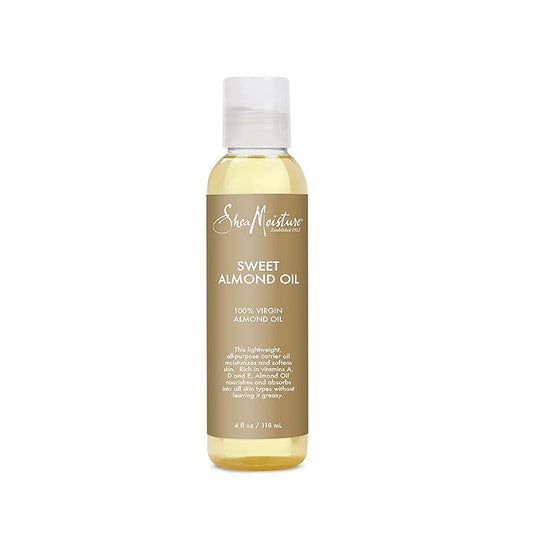 SheaMoisture Body Oil for Dry Skin Sweet Almond Oil Cruelty Free 4 oz