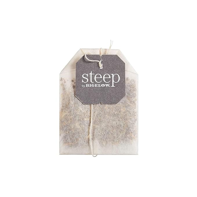 steep Organic Chamomile Citrus Herbal 20 Count Box, Certified Organic, Gluten-Free, Kosher Tea in Foil-Wrapped Bags