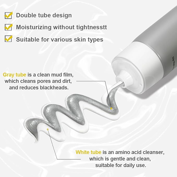 Crema De Baba De Caracol Original, 92% Snail Mucin Moisturizer Korean Skin Care Set, Snail Mucin Serum, Vitamin C Facial Serum, Double Care Facial Cleanser, Crema Baba De Caracol Original