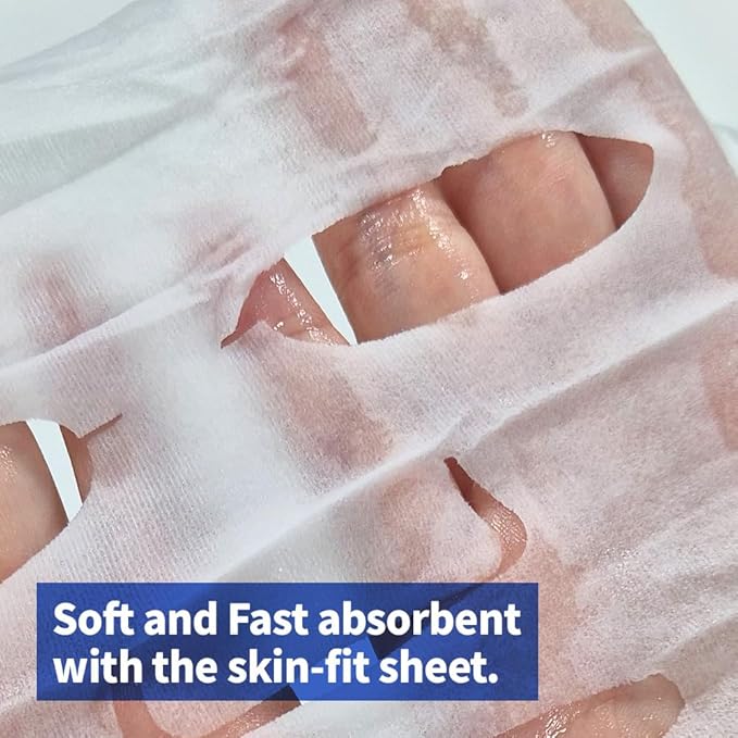 EUNYUL Purity Korean Collagen Face Mask for Skincare 8 Types x 5 Sets Hydrating and Nourishing