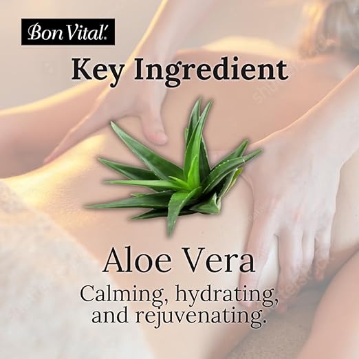 Bon Vital' Original Massage Gel for a Versatile Massage Foundation to Relax Sore Muscles and Repair Dry Skin, Superior Glide & Gentle Friction for Clients, 5 Gal, Label may Vary