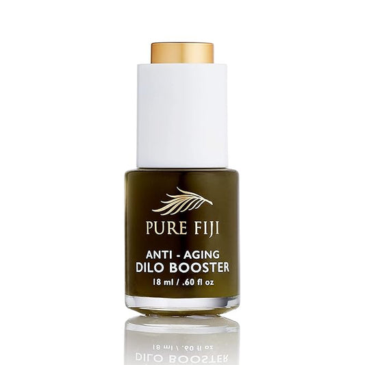 PURE FIJI Dilo Oil Anti-Aging Face Oil - Anti Aging Serum Moisturizer for Women and Man - Vitamin E and Vitamin A Serum Natural Moisturizing DILO Facial Oil, 0.5 oz