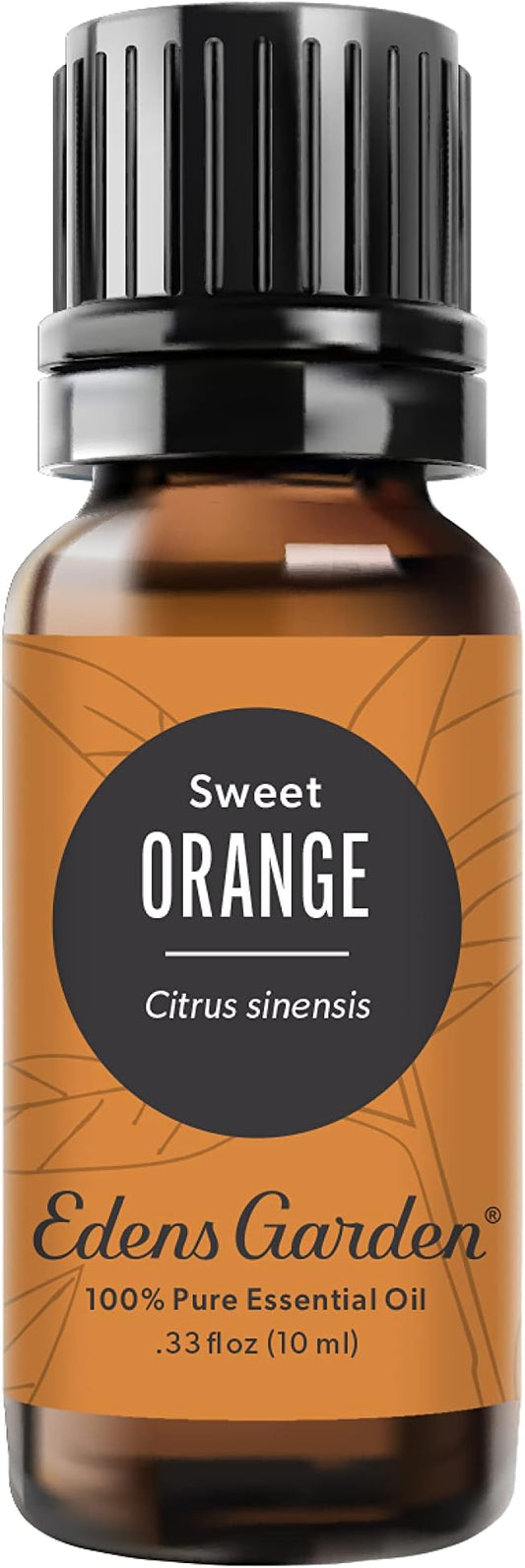 Edens Garden Orange- Sweet Essential Oil- 100% Pure Premium Grade, Undiluted, Natural, Therapeutic, Aromatherapy, The Best for Diffuser, Laundry, Humidifiers, Kid Safe 10 ml (.33 fl oz)