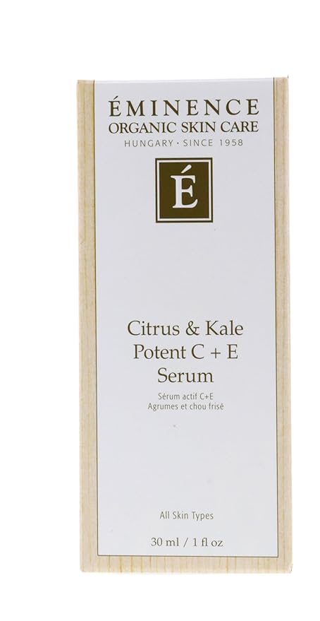 Eminence Organic Skincare Citrus & Kale Potent C+E Serum, 1 Ounce
