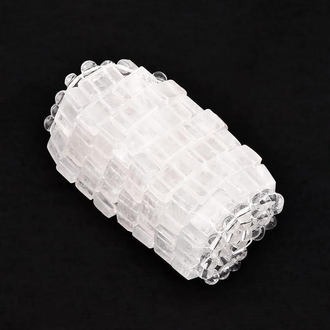 ideayard Crystal Eye Mask - Cooling Jade & 100% Clear Quartz Soothe Stone Mask