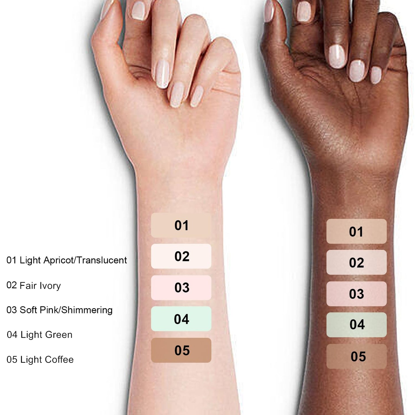 Setting Powder Lightweight Loose Powder Finishing Powder Long-Lasting Face Powder Waterproof with Soft Mushroom Powder Puff & Mirror, Matte Finish,0.28 Oz (Light Apricot/Translucent)