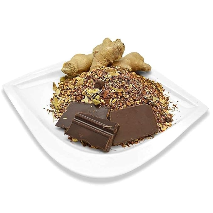 Organic Positively Tea Company, Rooibos Chocolate Chai Tea, Loose Leaf, 4 Ounce