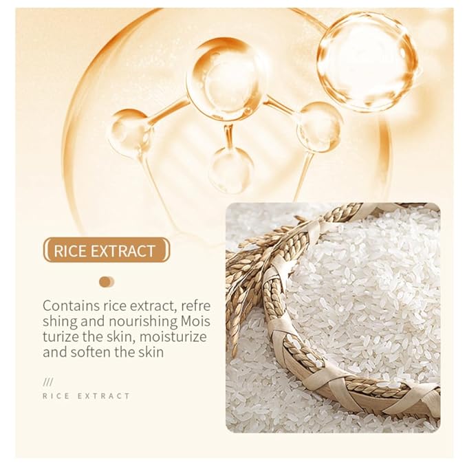 BIOAQUA Rice Raw Pulp Under-Eye Cream Rice Extract Moisturizing Smooth Nourishing Under-Eye Skin 20g / 0.7oz