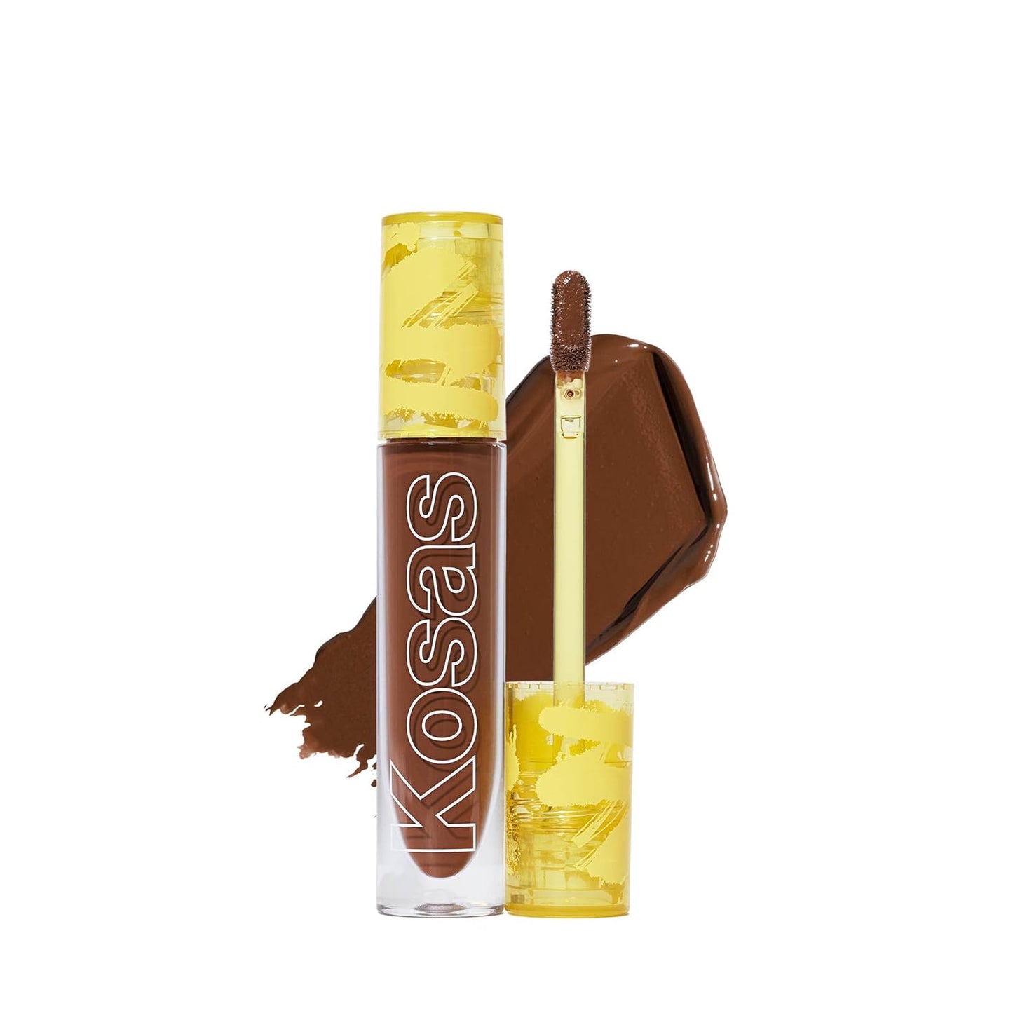 Kosas Revealer Concealer - Medium Coverage Makeup with Hyaluronic Acid, Conceals Dark Circles Under Eyes, Dark Spots and Blemishes + Brightens, Hydrates, Long-Lasting & Vegan, (Tone 10 W)