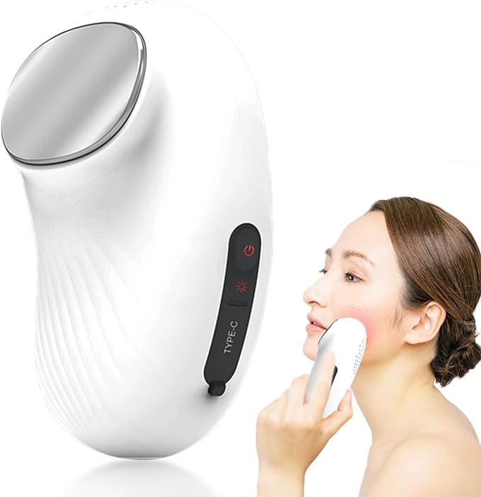 Face Massager – 2024 New Electric Face Lifting for Skin Tightening, Firming, Skin Care Tools – Cool&Heat Modes for Rejuvenation, Toning, Wrinkle Reduction