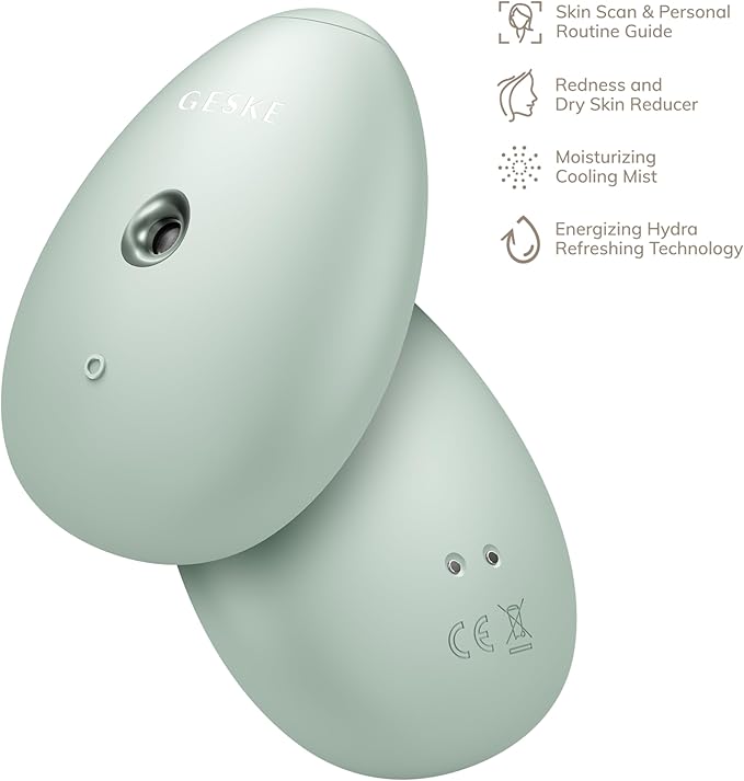 SmartAppGuided™ Facial Hydration Refresher | 4 in 1 | Water Atomizer | Moisturizing Spray Machine | Face Mister | Humidifier for Natural Glow | Reduce Redness & Dry Skin